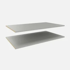 New ADBOX 2 półki szare do szafy 100 cm