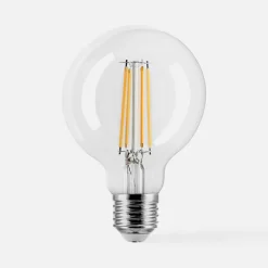 Best LED-POL Żarówka LED barwa ciepła ORO-CLARO-E27-G80-8W-WW