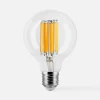 LED-POL Żarówki Klasyczne^Żarówka LED barwa ciepła ORO-CLARO-E27-G80-15W-WW