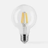Hot LED-POL Żarówka LED barwa ciepła ORO-CLARO-E27-G80-7W-WW