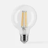 LED-POL Żarówki Klasyczne^Żarówka LED barwa neutralna ORO-CLARO-E27-G80-8W-NW