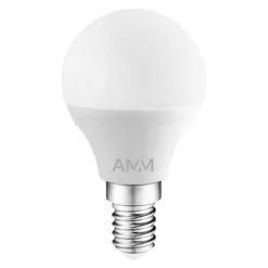 Discount LED-POL Żarówka LED E14 4,9W barwa ciepła AMM-E14-G45-4,9W-WW