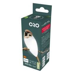Sale LED-POL Żarówka LED E14 5W barwa neutralna ORO-E14-C37-TOTO-5W