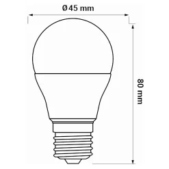 Best LED-POL Żarówka LED E27 5W barwa neutralna ORO-E27-G45-TOTO-5W-DW