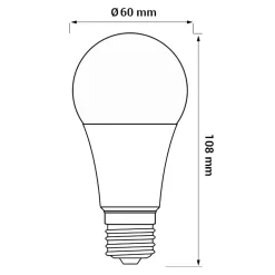 Online LED-POL Żarówka LED E27 7,5W barwa zimna ORO-ATOS-E27-A60-7,5W-CW