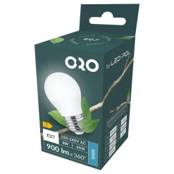 Online LED-POL Żarówka LED E27 8W barwa zimna ORO-E27-G45-TOTO-8W-CW