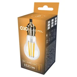 Hot LED-POL Żarówka LED E27 10,5W ORO-E27-A60-FL-CLARO-10,5W-WW barwa ciepła