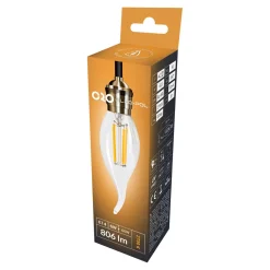 LED-POL Żarówki Klasyczne^Żarówka LED E14 6W ORO-E14-C35-FL-CLARO-FLAMI-6W-WW barwa ciepła