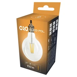 LED-POL Żarówki Klasyczne^Żarówka LED E27 8W ORO-E27-G125-FL-CLARO-8W-WW barwa ciepła