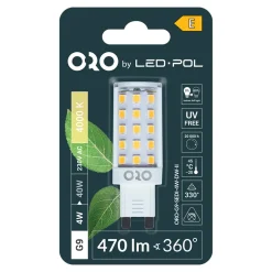 Clearance LED-POL Żarówka LED G9 4W barwa neutralna ORO-G9-SEDI-4W-DW-II