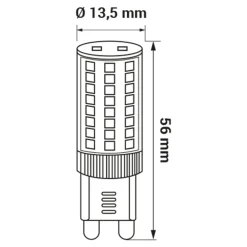 LED-POL Żarówki Klasyczne^Żarówka LED G9 4,8W barwa neutralna ORO-G9-PETIT-4,8W-DW