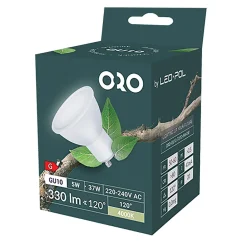 LED-POL Żarówki Klasyczne^Żarówka LED GU10 5W barwa neutralna ORO-GU10-TOTO-5W-DW