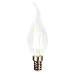 LED-POL Żarówki Klasyczne^Żarówka ozdobna LED E14 4W barwa neutralna ORO-E14-C35-FL-CLARO-FLAMI-4W