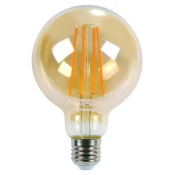 LED-POL Żarówki Ozdobne^Żarówka ozdobna LED E27 6W barwa ciepła ORO-E27-G125-FL-AMBER-6W
