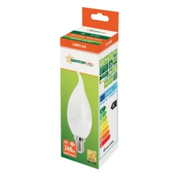 Żarówki Klasyczne^Żarówka ozdobna LED E14 4W świecowa barwa ciepła DECO