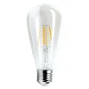 LED-POL Żarówki Klasyczne^Żarówka ozdobna retro LED E27 8W barwa ciepła ORO-E27-ST64-FL-CLARO-8W-WW