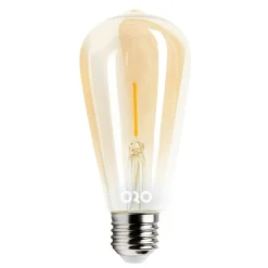 Clearance LED-POL Żarówka ozdobna retro LED E27 1,3W barwa ciepła ORO-E27-ST64-FL-AMBER-1,3W-WW