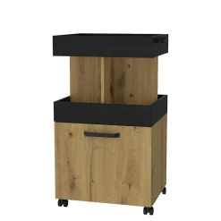 Clearance FORTE Barek na kółkach HOME BAR dąb artisan