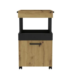 Sale FORTE Barek na kółkach HOME BAR dąb artisan