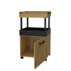 Sale FORTE Barek na kółkach HOME BAR dąb artisan