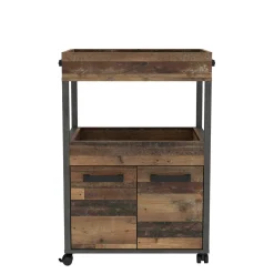 Outlet FORTE Barek na kółkach HOME BAR vintage