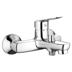 Discount Deante Bateria wannowa ścienna chrom BORO