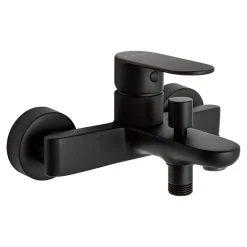 Outlet Deante Bateria wannowa ścienna nero ALPINIA