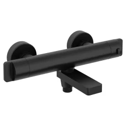 Outlet Deante Bateria wannowa termostatyczna nero ALPINIA