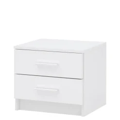 Outlet Exline Białe szafki nocne MARSYLIA 2 szt