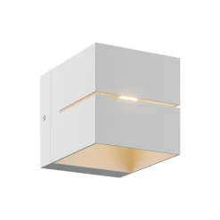 New Zumaline Biały minimalistyczny kinkiet sześcian TRANSFER WL 2