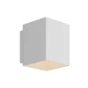 Zumaline Kinkiety^Biały minimalistyczny kinkiet SOLA WL SQUARE