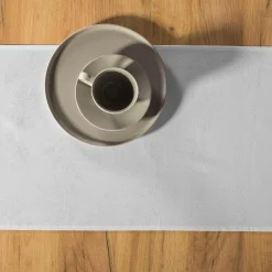 inny Obrusy, Serwetki I Bieżniki|Obrusy, Serwetki I Bieżniki^Bieżnik na stół biało-srebrny AMELIA 40x120 cm
