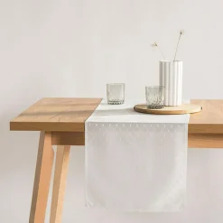 Clearance Bieżnik na stół biały KLARA 40x120 cm