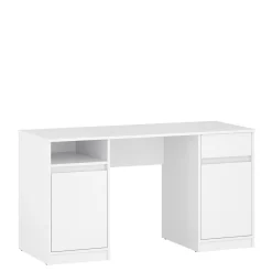 Discount Biurko białe BILL 2D1S