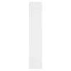 Qubik Blendy, Formatki I Cokoły^Blenda narożna górna biały premium SIMPLE 15x76,5 cm