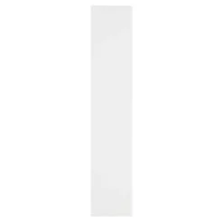 Qubik Blendy, Formatki I Cokoły^Blenda narożna górna biały premium SIMPLE 15x76,5 cm
