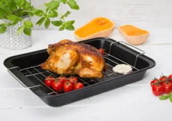 New Prima Cucina Brytfanna z rusztem 37x25x5 cm