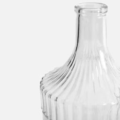 inny Dzbanki I Karafki^Butelka szklana ryflowana 1 l