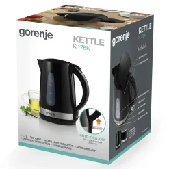 New Gorenje Czajnik elektryczny czarny K17BK