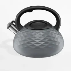 Ambition Czajniki I Kawiarki^Czajnik z gwizdkiem GOLF szary mat 2,3 l
