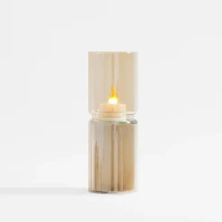 inny Dekoracje Led^Dekoracja LED amber ŚWIECZKA 18,3 cm