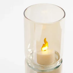 inny Dekoracje Led^Dekoracja LED amber ŚWIECZKA 18,3 cm