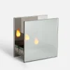 inny Dekoracje Led^Dekoracja LED przydymione szkło KOMINEK 10x5x10 cm