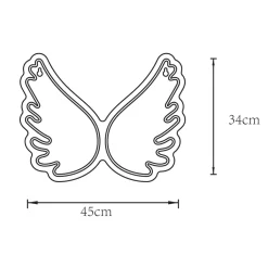 Zumaline Ozdoby Led|Dekoracje Led^Dekoracja świetlna LED NEON WINGS