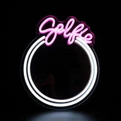 Zumaline Dekoracje Led^Dekoracja świetlna LED NEON LUSTRO SELFIE