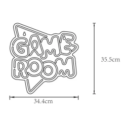 Zumaline Ozdoby Led|Dekoracje Led^Dekoracja świetlna LED NEON GAMEROOM