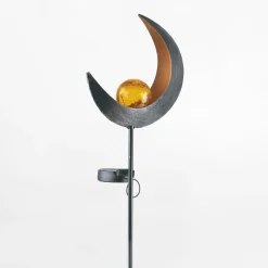 Zumaline Lampy Ogrodowe|Lampy Ogrodowe^Dekoracja zewnętrzna solarna LED IP44 PÓŁKSIĘŻYC