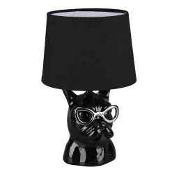 Hot Designerska lampa stołowa ceramiczna czarna DOSY