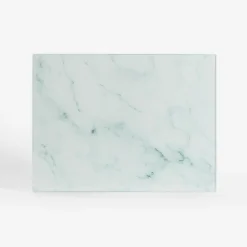 Sale inny Deska do krojenia szklana BIAŁY MARMUR 40x30 cm
