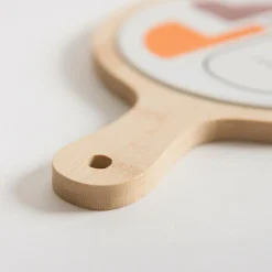 inny Miski, Patery I Półmiski^Deska do serwowania z ceramicznym talerzem 17,5 cm